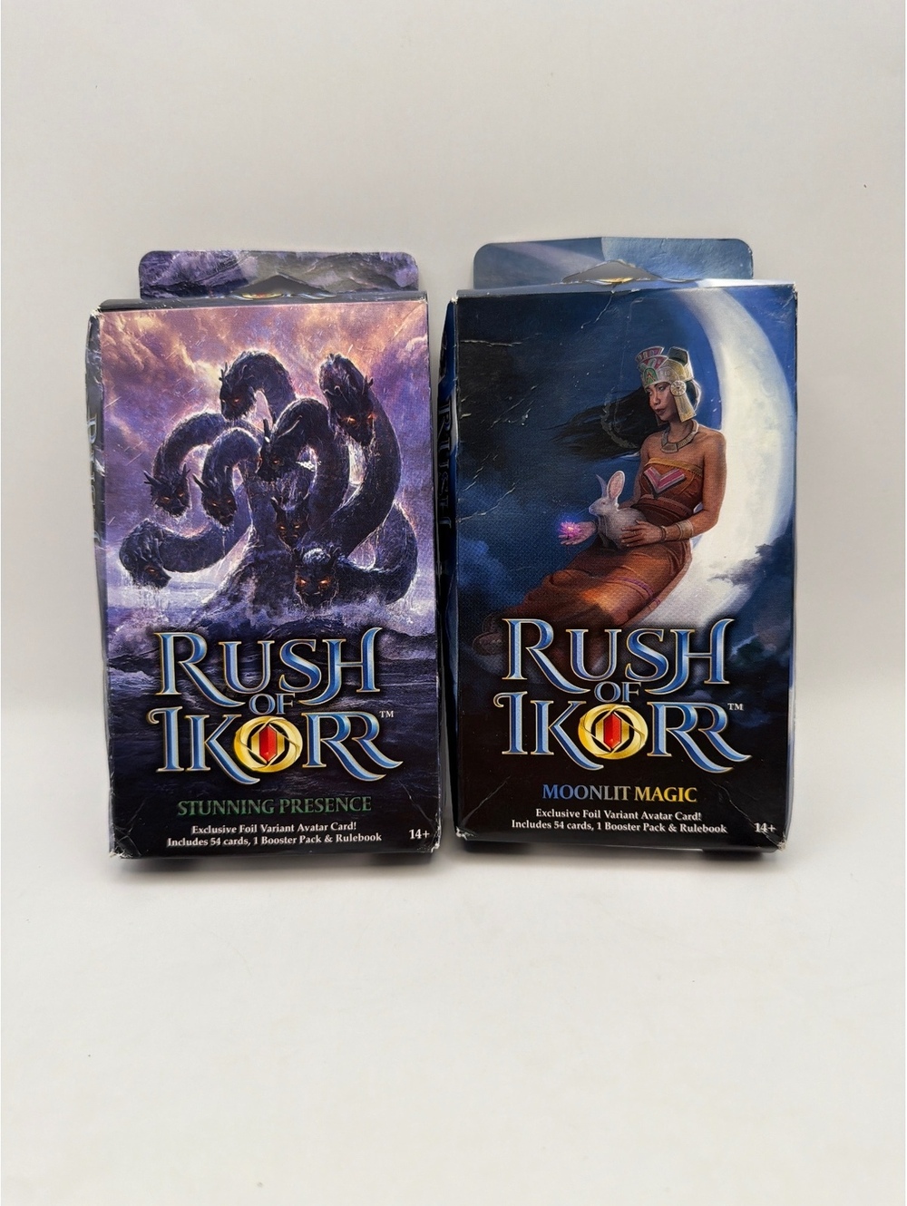 Rush of Ikorr Trading Card Game Booster Packs - Stunning Presence & MoonlitMagic